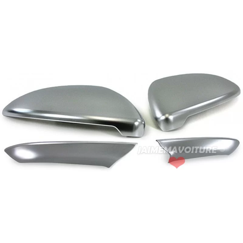 Matte aluminum mirror cover for VW GOLF 7 2012-2017