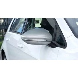 Matte aluminum mirror cover for VW GOLF 7 2012-2017