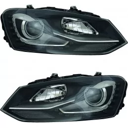 Front headlights VW Polo 6R GTi look