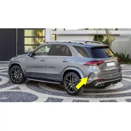 Rajout de pare-chocs arrière Mercedes GLE W167 look GLE63 AMG