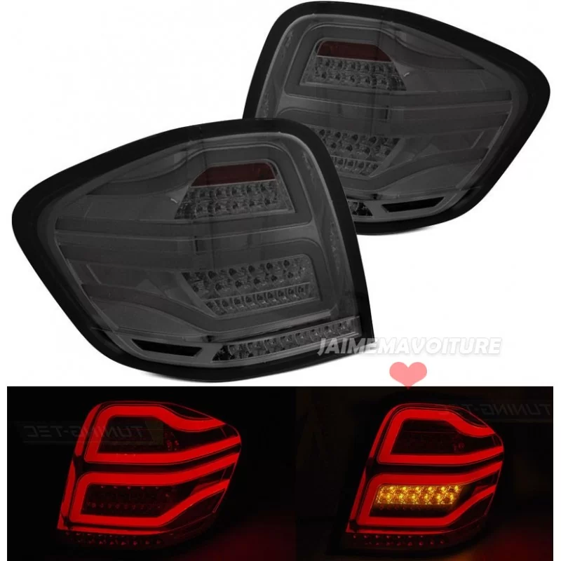 Feux arrières led Mercedes ML W164 2005 2006 2007 2008 Fumé Feux arrières led Mercedes ML W164 2005 2006 2007 2008 Fumé