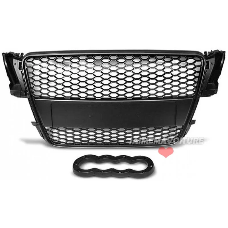 Grille für Audi A5 schwarz lackiert RS5 Look