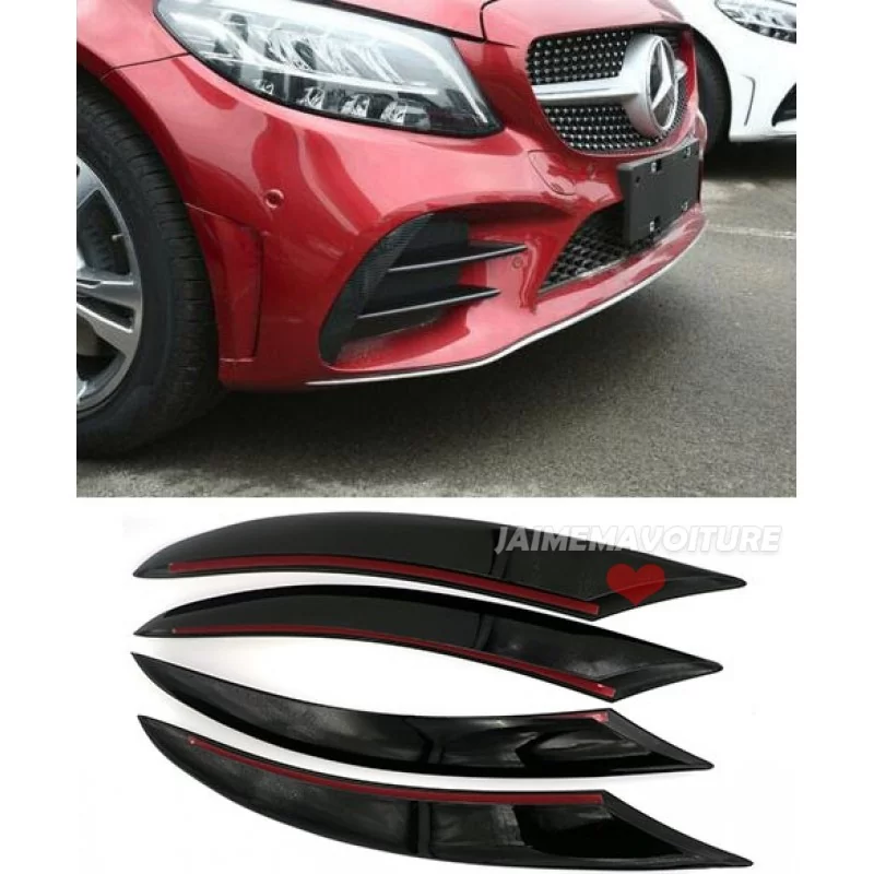 Add-on for side grilles Mercedes C-Class W205 Facelift AMG