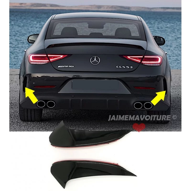 Rear bumper upgrade Mercedes CLS C257 look CLS63 AMG