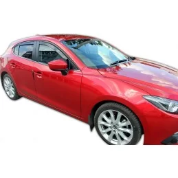 Déflecteurs avants + arrières pour MAZDA 3 4/5 portes 2014-