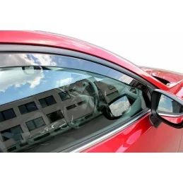 Front + rear deflectors for MAZDA 3 4/5 doors 2014-