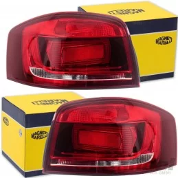 Luci posteriori Cherry rosso scuro per Audi A3 S3