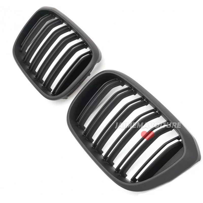 Calandre noire mate pour BMW X3 X4 G01 G02 