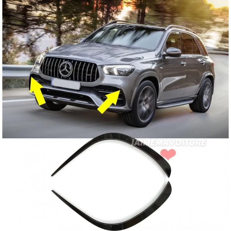 Front bumper upgrade Mercedes GLE W167 look GLE63 AMG