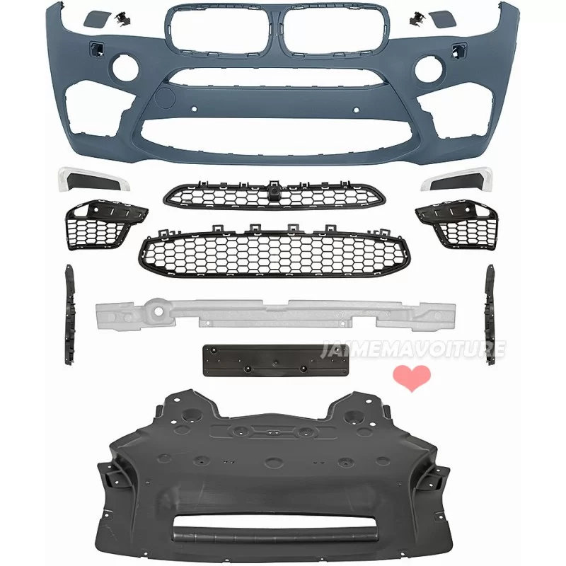 Front bumper BMW X6 2014-2019 pack M