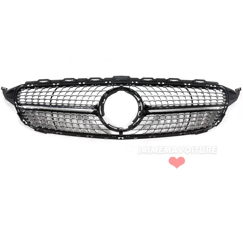 Diamant-Kühlergrill Mercedes C160 C180 C200 C220 C250 C300 C400 C450