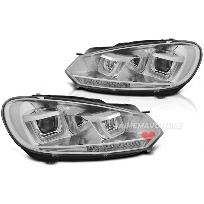 Golf 6 led headlights with scrolling led indicators