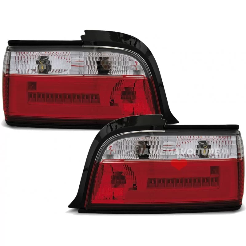Feux arrières led tube BMW Série 3 E36 coupé / cabriolet Feux arrières led tube BMW Série 3 E36 coupé / cabriolet