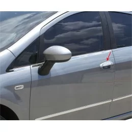 Poignées portes chrome inox Fiat Punto Evo 2008 2009 2010 2011 2012