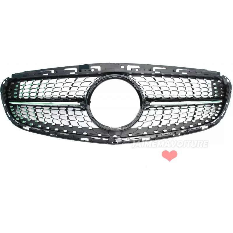 Diamant-Kühlergrill Mercedes E-Klasse AMG E200 E250 E300 E350 E400 550 E220 Diamant-Kühlergrill Mercedes E-Klasse AMG E200 E250 E300 E350 E400 550 E220
