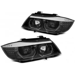 Angel ojos faros delanteros BMW Serie 3 E90 E91 2005 2006 2007 2008