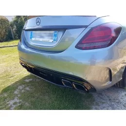 Rear bumper diffuser Mercedes C-Class W205 2015-2021 Facelift C63 AMG