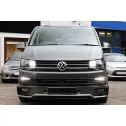 Paire de grilles pare-chocs avant avec LED pour VW T6 2015-2019 