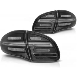 Feux arrières noirs LED dynamiques Porsche Cayenne 2 2010-2015