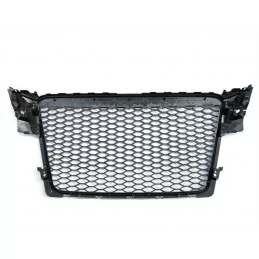 Black painted grille Audi RS4 A4 B8 2008 2009 2010 2011