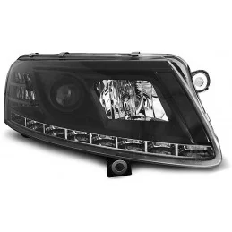 Fari anteriori a LED con look Xenon Audi A6 4F Occhi del diavolo