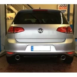 Difusor parachoques trasero VW Golf 7 negro GTI look 2012-2017