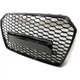 Grid grille look for Audi A6 RS6 2015 - 2018 black painted