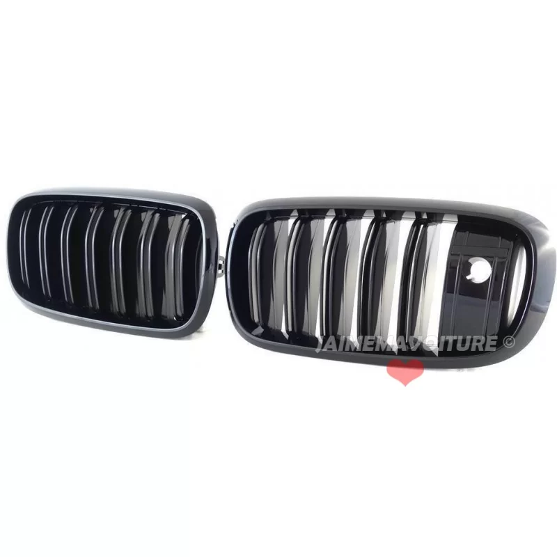 Rejilla para BMW X 5 X 6 - pintada de negro