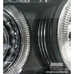 Faros Delanteros Ojos De Angel Bmw E46 98-01 4p. Elect.