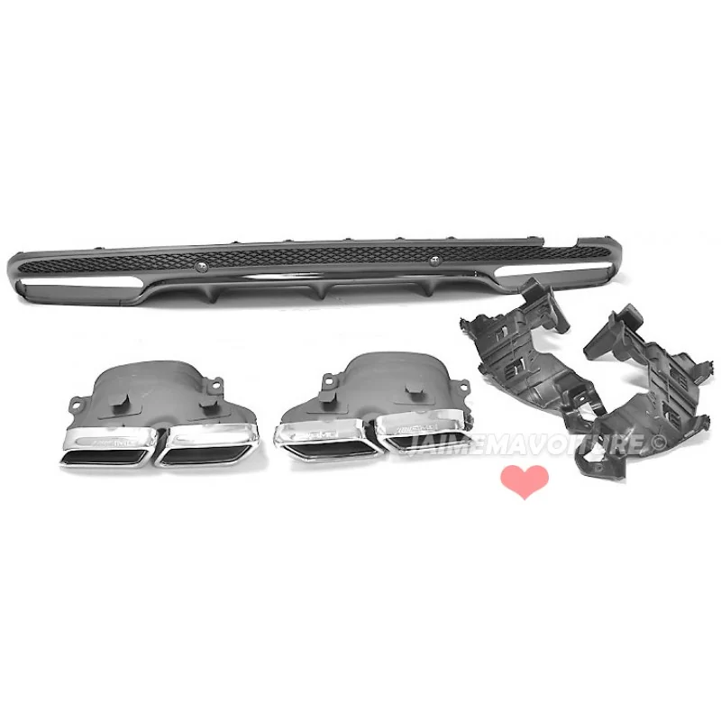Kit pour pare chocs arrière AMG Mercedes classe C W205 C63 Kit pour pare chocs arrière AMG Mercedes classe C W205 C63