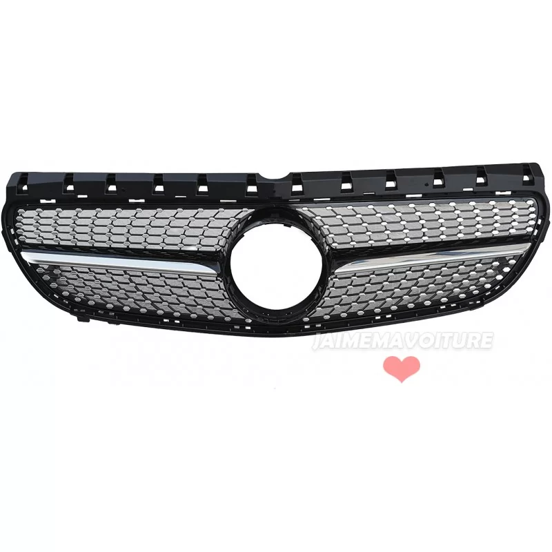 Grille diamond for Mercedes class B W246 Facelift 2015 +