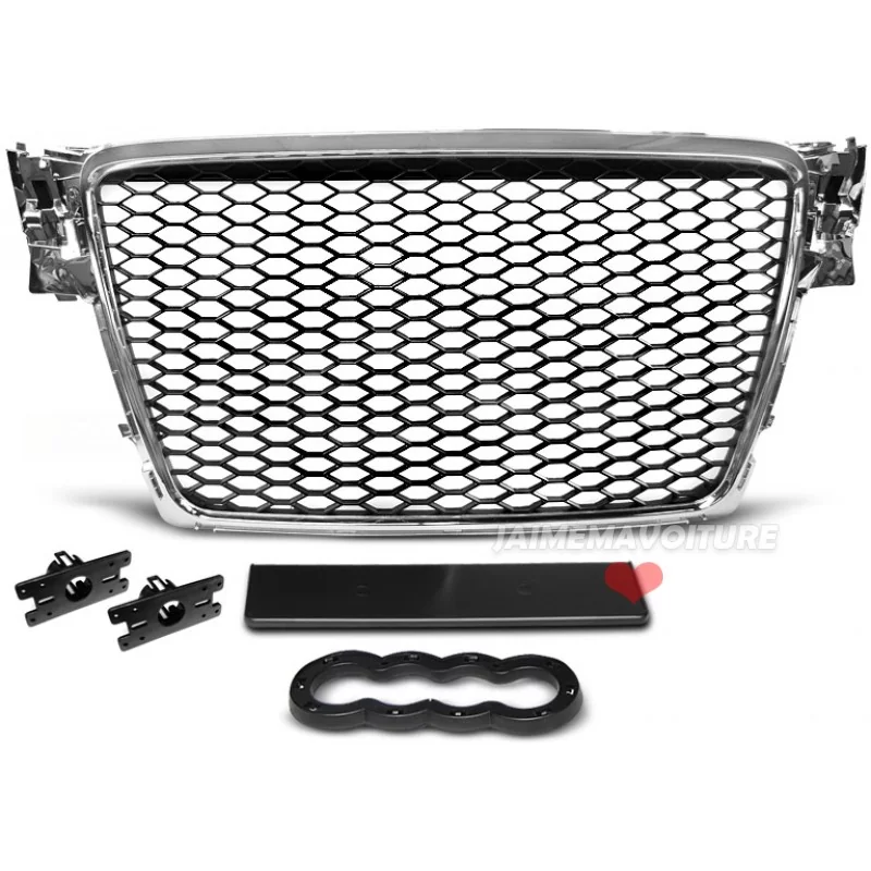 Grille for Audi A4 B8 RS4 look