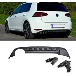 Diffuseur pare-choc arrière VW Golf 7 look GTD GTI