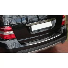 Threshold of loading (brushed aluminum) for Mercedes ML/W164 2005-2011