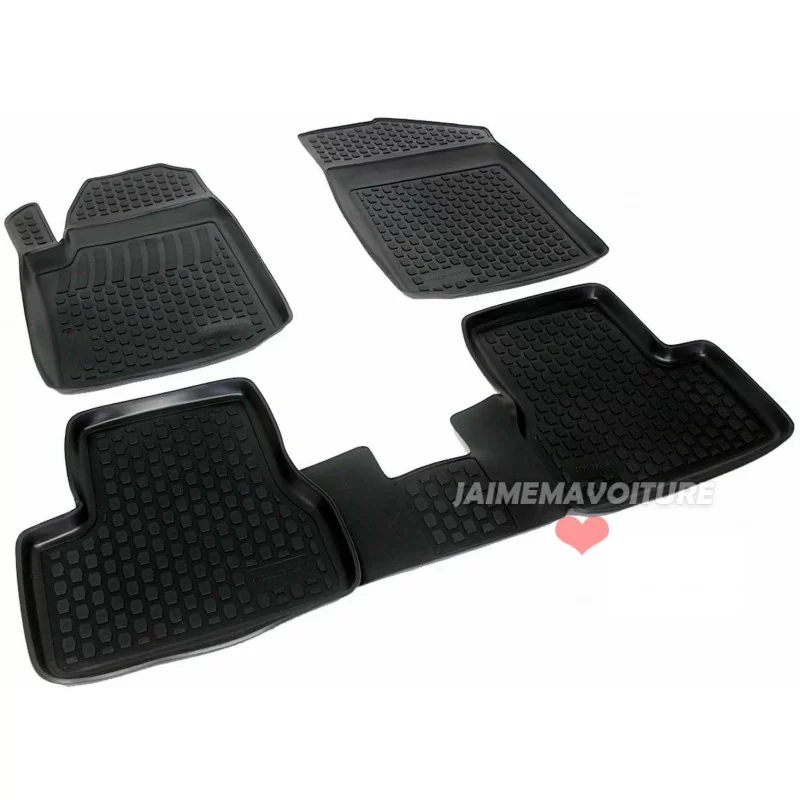 3D rubberen matten Citroen C3 2009 2010 2011 2012 2013 2014 2015 2016