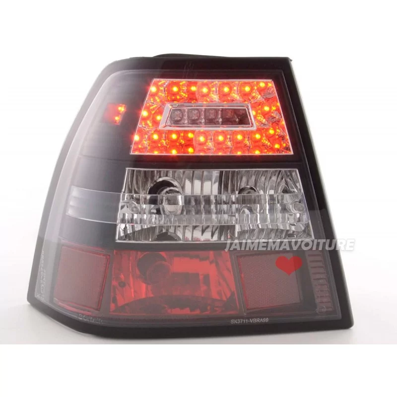 Feux Arrières noir tuning led Bora