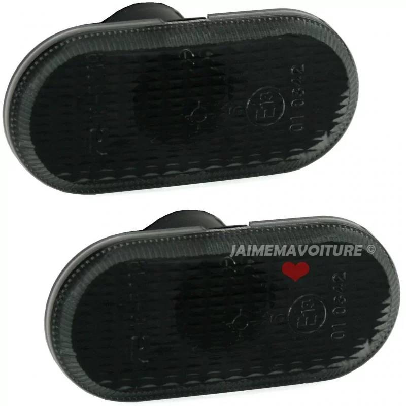 Flashing black repeaters for Renault Clio 2 Flashing black repeaters for Renault Clio 2