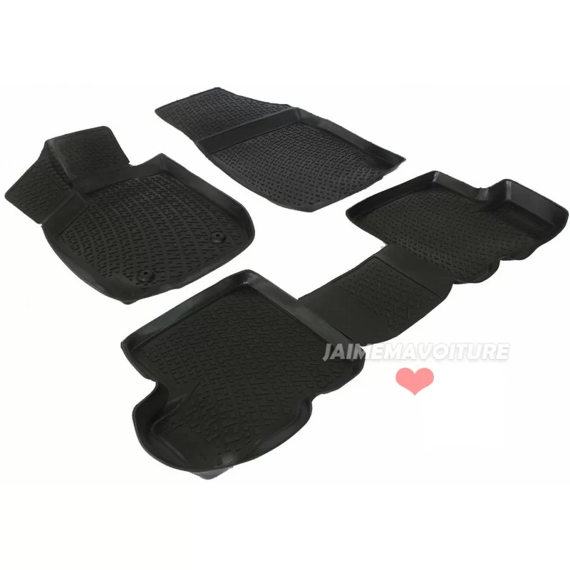 3D rubberen matten Dacia Sandero 2008 2009 2010 2011 2012 3D rubberen matten Dacia Sandero 2008 2009 2010 2011 2012