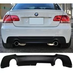 Diffuseur pare chocs arrière double sortie BMW Série 3 E92 E93 335