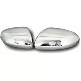 Shell mirrors chrome aluminum 2 Pcs stainless DACIA DUSTER 2009 - 2012