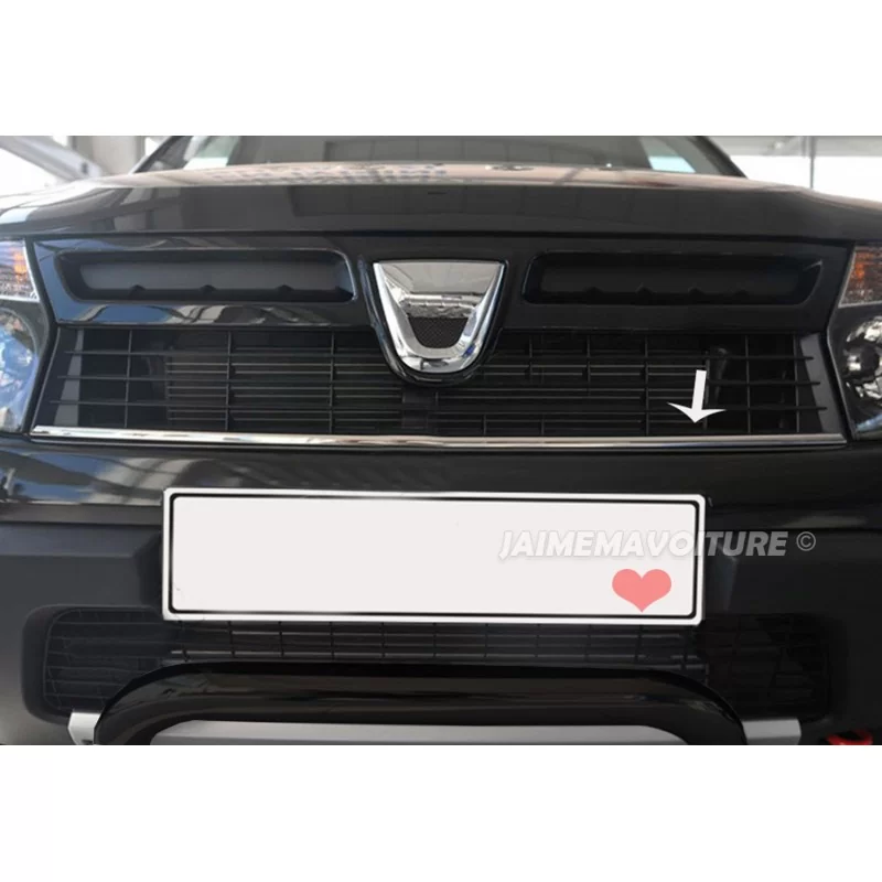 Wand of grille chrome lower alu Inox DACIA DUSTER 2009-2012 Wand of grille chrome lower alu Inox DACIA DUSTER 2009-2012