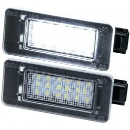 Vit led-plåtbelysning Dacia Duster 2018-2024