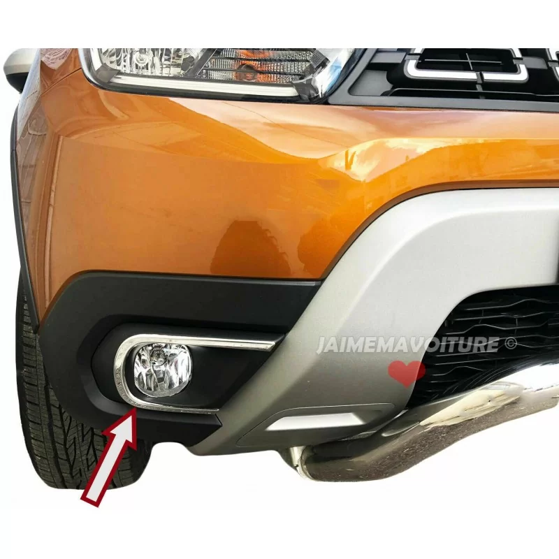 Ensemble de garnitures de lumières chromées pour Dacia Duster, accessoire  extérieur, modification tout-terrain, éclairage de sauna, pour Renault  Duster, 2018-2019-2020-2021-2022-2023