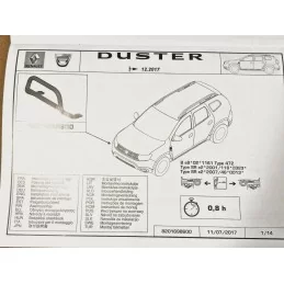 Alu chrome mirror shell for DACIA DUSTER II