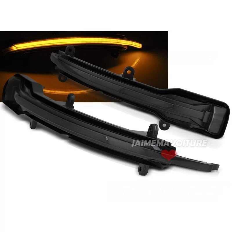 Kit de clignotants fumés de rétroviseurs leds dynamiques Pour Audi Q5 2012/2018 Q7 2009/2015