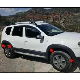 Cubierta del espejo shell cromo Dacia Duster 2010-2012