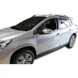 Déflecteurs avants + arrières pour PEUGEOT 2008 2013-2019