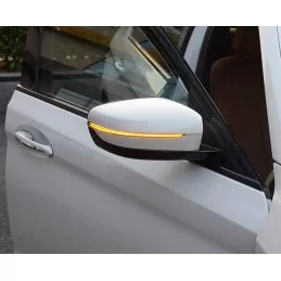 Led rearview mirror with dynamic scrolling effect BMW 5 series G30 G31 7 series G11 G12