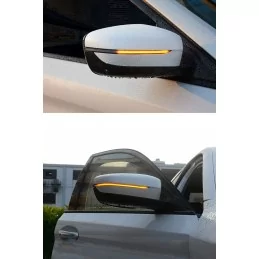 Led rearview mirror with dynamic scrolling effect BMW 5 series G30 G31 7 series G11 G12