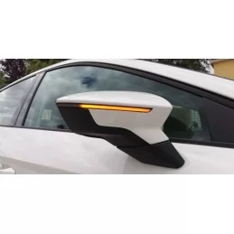 seat ibiza arona leon dynamic turn signal led rear view mirror